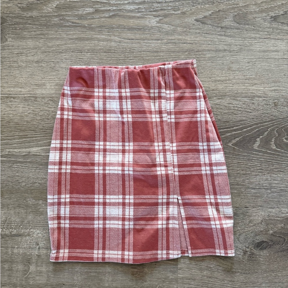 Windsor Pink Plaid Mini Skirt